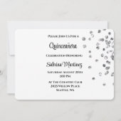 Einladung La Quinceanera (Rückseite)