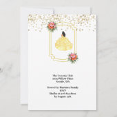 Einladung La Quinceanera (Rückseite)