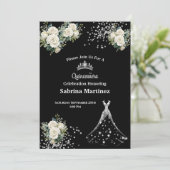 Einladung La Quinceanera (Stehend Vorderseite)