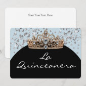 Einladung La Quinceanera (Vorne/Hinten)