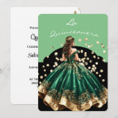Einladung La Quinceanera (Vorne/Hinten)