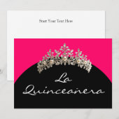 Einladung La Quinceanera (Vorne/Hinten)