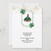 Einladung La Quinceanera (Rückseite)