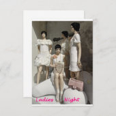 Einladung "Ladies Night" (Vorne/Hinten)