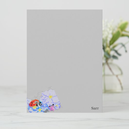 Einladung { Ladybug } (Stehend Vorderseite)