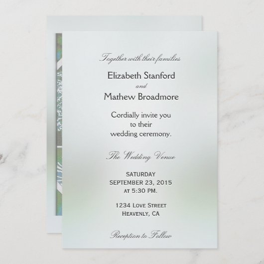 Einladung| Lebensbaum Einladung (Vorne/Hinten)