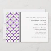 Einladung Lila Grau (Rückseite)