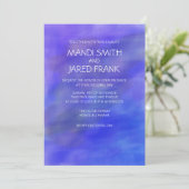 EINLADUNG lila WASSERFÄLLE (Stehend Vorderseite)