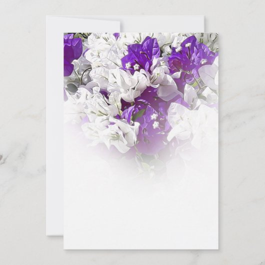 Einladung Lila White (Rückseite)