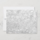 Einladung - Lit Silver Glit Fab Frau. Brautparty (Rückseite)