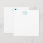 Einladung : Logo eines Schwaners (Vorne/Hinten)