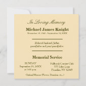 Einladung | Lord's Prayer (Rückseite)