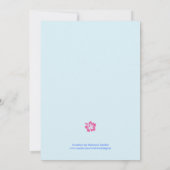 Einladung Luau Hibiskus-16. Geburtstag (16) (Rückseite)