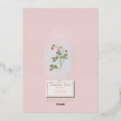 Einladung Marie Antoinette Versailles Baroque (Rückseite)