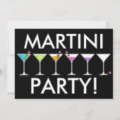 Einladung - Martinis Going, Going, GONE (Vorderseite)