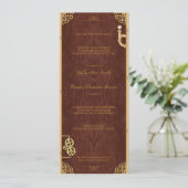 Einladung/Menü-Karte "Ticket" Einladung (Stehend Vorderseite)