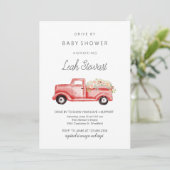 Einladung mit Baby-Dusche (Stehend Vorderseite)