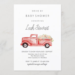 Einladung mit Baby-Dusche