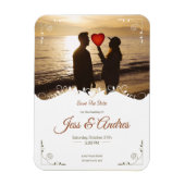 EINLADUNG MIT BILDERN MAGNET (Vertikal)