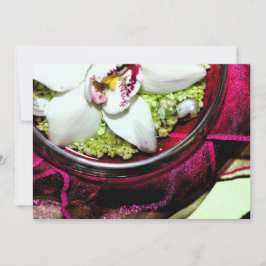 Einladung mit Blumenarrangement-Cover