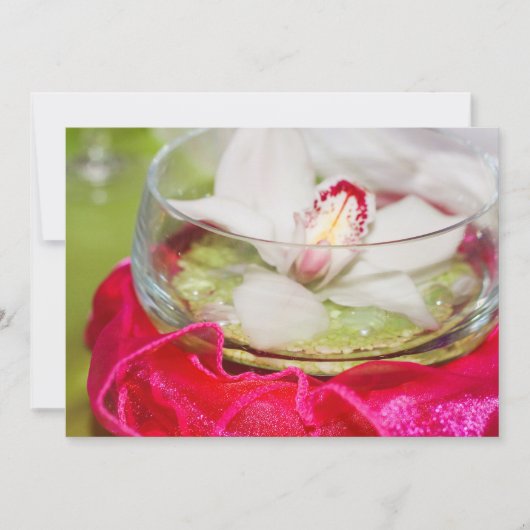 Einladung mit Blumenarrangement-Cover (Vorderseite)