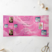 Einladung mit doppelter Schreibschrift (Innenseite)