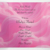 Einladung mit doppelter Schreibschrift (Innenseite Mitte)