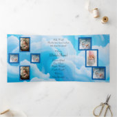 Einladung mit doppelter Schreibschrift (Innenseite)