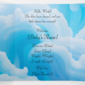 Einladung mit doppelter Schreibschrift (Innenseite Mitte)