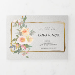 Einladung mit doppelter Schreibschrift