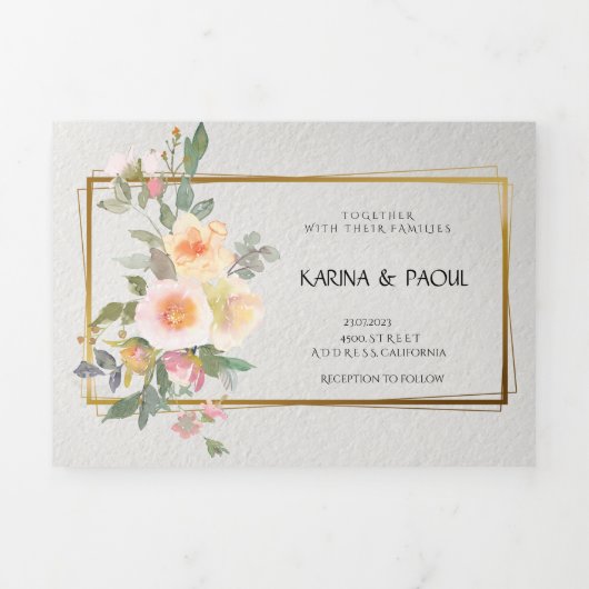 Einladung mit doppelter Schreibschrift (Cover)