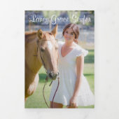 Einladung mit doppelter Schreibschrift (Cover)