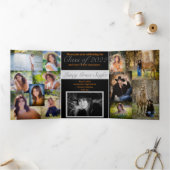 Einladung mit doppelter Schreibschrift (Innenseite)