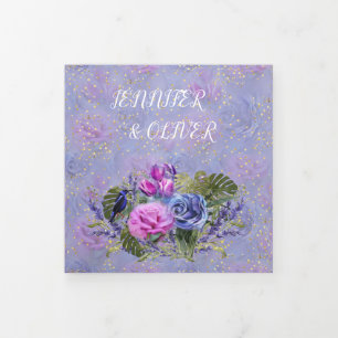 Einladung mit doppelter Schreibschrift