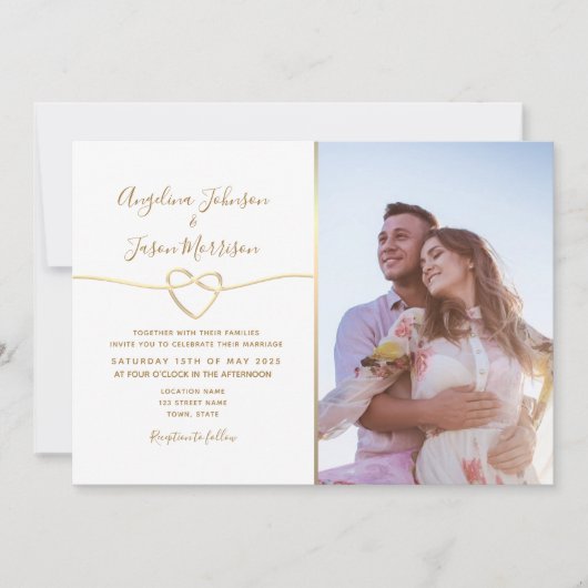 Einladung mit Foto (Vorderseite)