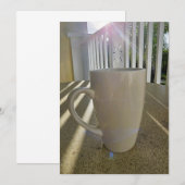 Einladung mit Kaffeetasse (Vorne/Hinten)
