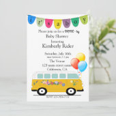 Einladung mit Kinderdusche (Stehend Vorderseite)