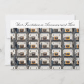 Einladung mit LED-Anzeige (Vorderseite)