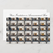 Einladung mit LED-Anzeige (Vorne/Hinten)