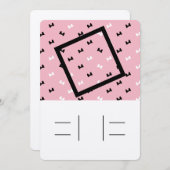 Einladung mit Linien (Vorne/Hinten)