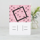 Einladung mit Linien (Stehend Vorderseite)