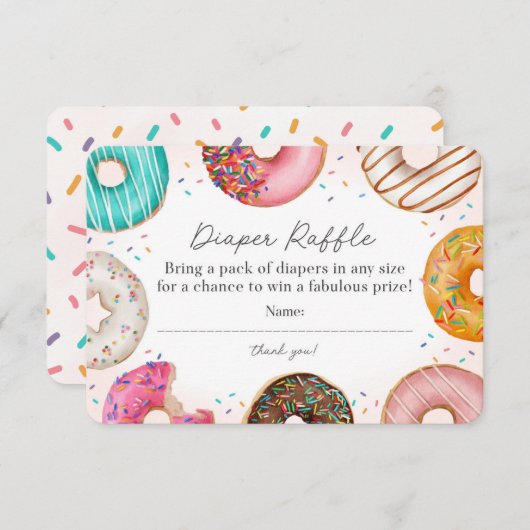 Einladung mit Sprinklerblättern (Vorne/Hinten)