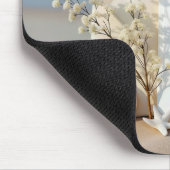 Einladung mit Starfish am Strand Mousepad (Ecke)