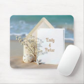 Einladung mit Starfish am Strand Mousepad (Mit Mouse)