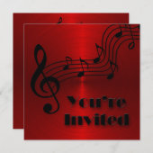 Einladung - Musik - Anmerkungen (Vorne/Hinten)