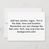 Einladung - Musik-Maske (Rückseite)