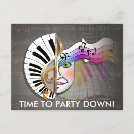 Einladung - Musik-Maske