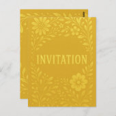 EINLADUNG NACH DER KARTE (Vorne/Hinten)