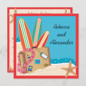 Einladung nach Hochzeit (Vorne/Hinten)