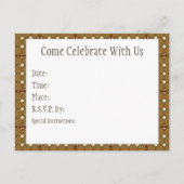 Einladung nach Postkarte (Rückseite)